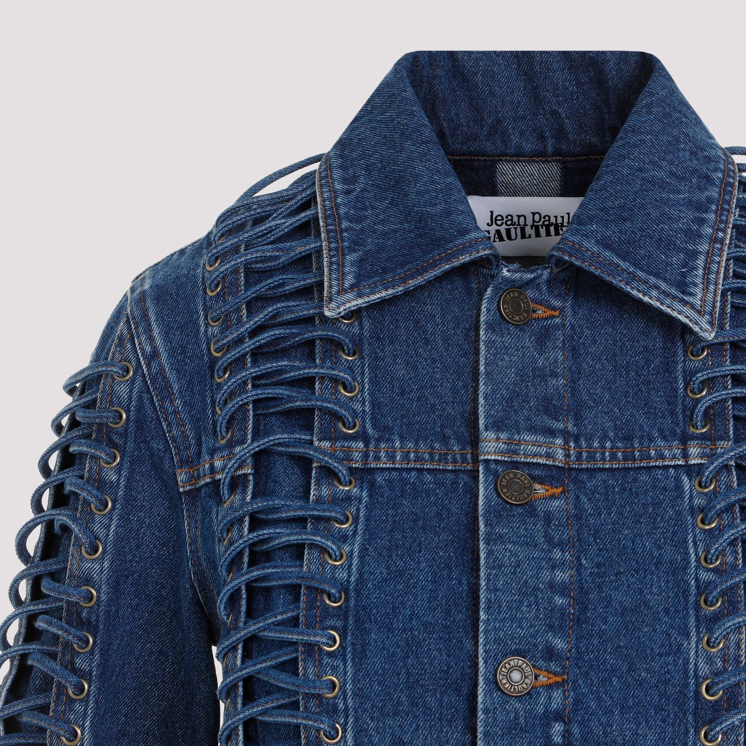 [JEAN PAUL GAULTIER] Denim Jacket SS24 FVE042I.D013