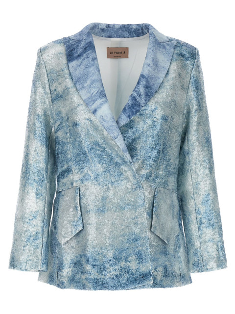 [Le Twins] Blazer SS24 COMODENIMCELESTE