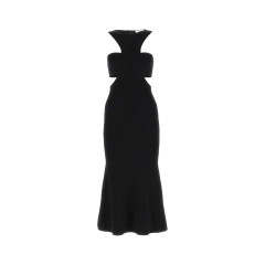 [Alexander McQueen] Sleeveless dress SS23 734602Q1A47 1000