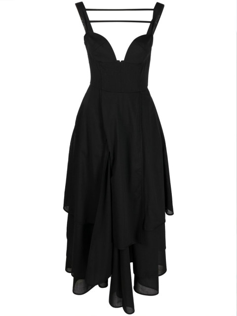 [A.W.A.K.E. Mode] Sleeveless dress FW22 SS22DR05UT13BLACKXX