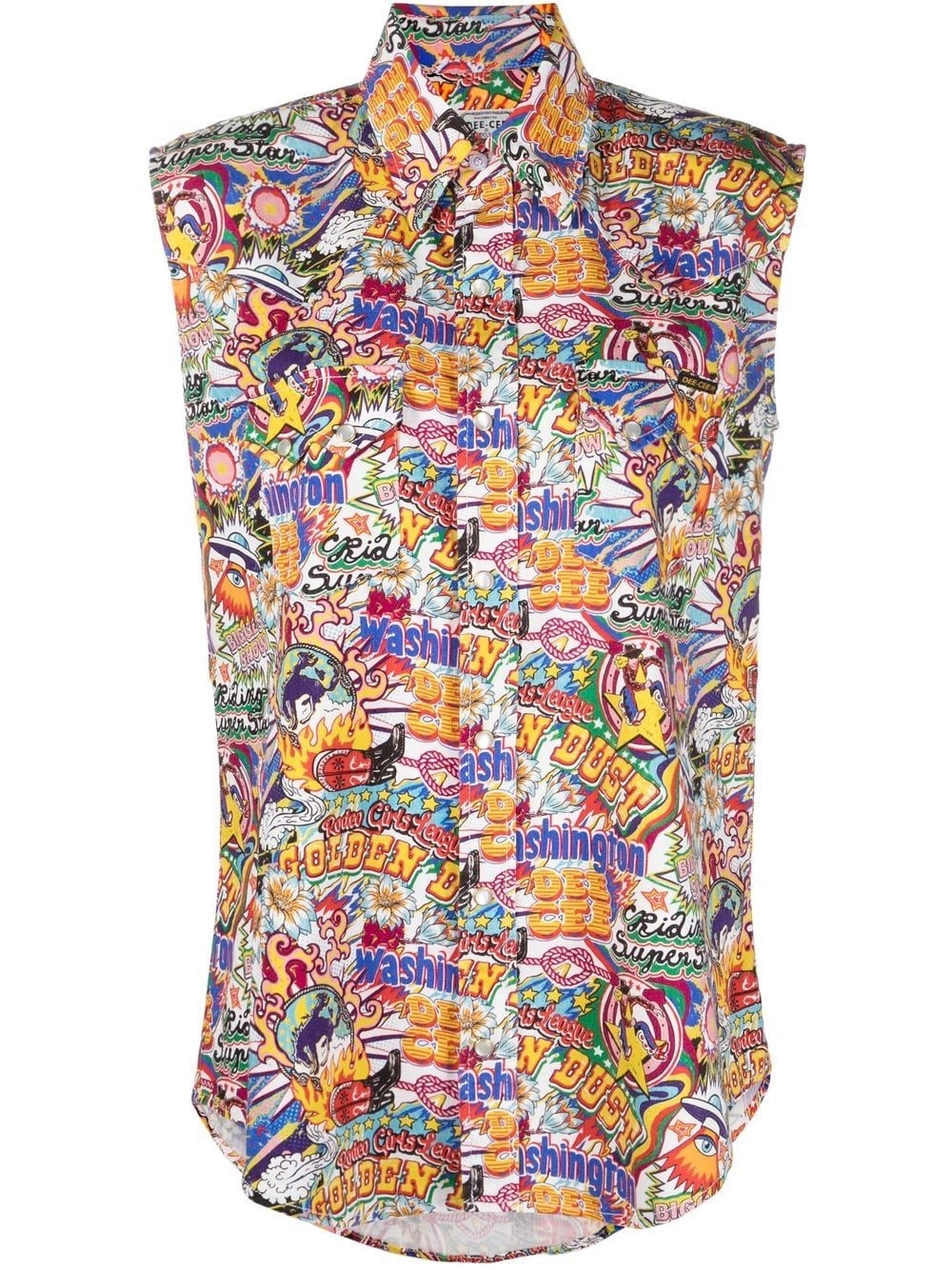 [WASHINGTON DEE-CEE] Shirts Sleeveless SS22 TOWWDC72