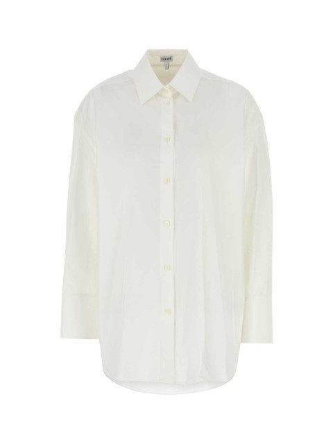 [Loewe] Shirts Long Sleeve FW25 S359Y05XE5 WHITE