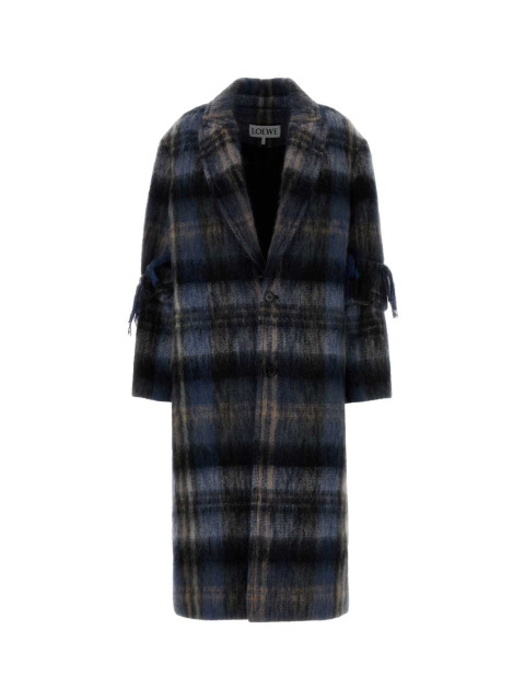[Loewe] Coat FW25 S540Y01XBH BLUEMULTICOLOR