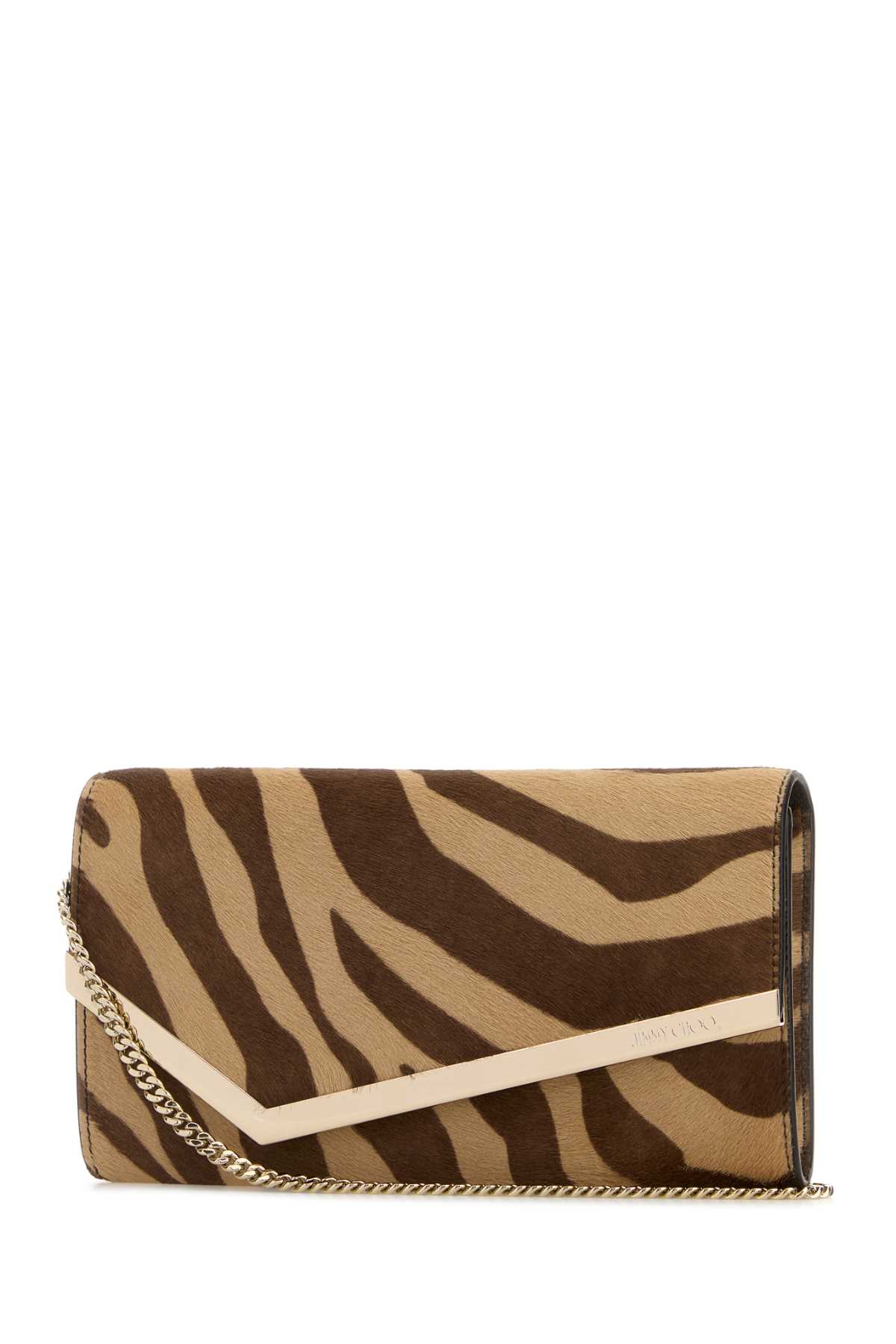 [Jimmy Choo] Clutch bag FW25 EMMIEZNC NATLIGGOL