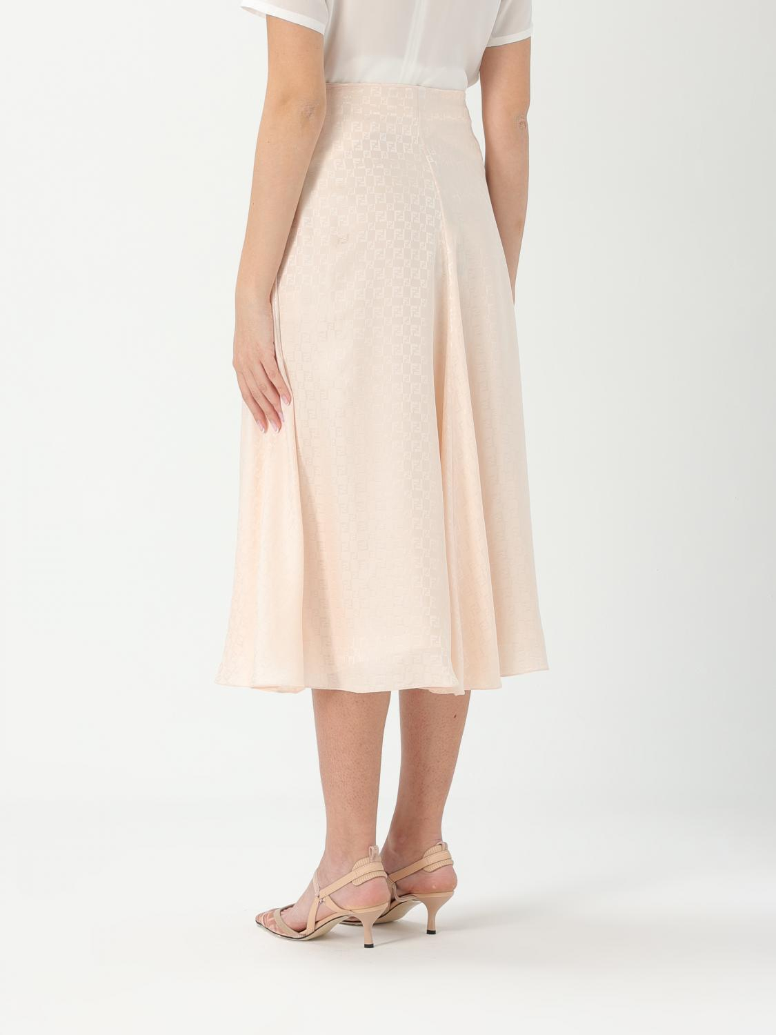 [Fendi] Midi skirt FW25 FQ7655AUQG F1RX0