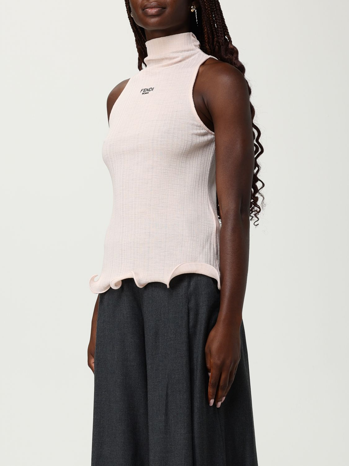 [Fendi] T-shirts Sleeveless FW25 FS9740AVFE F1T6T