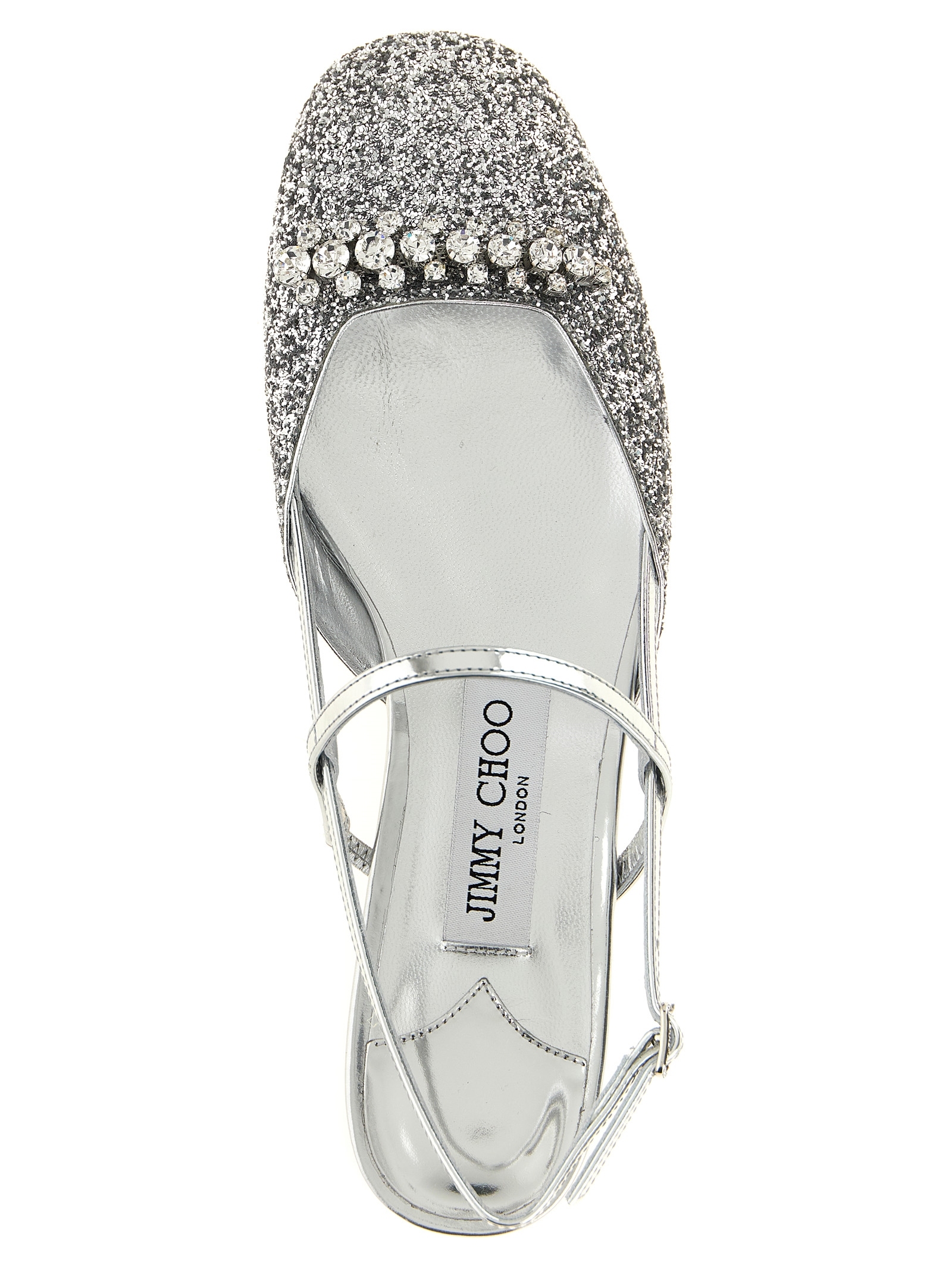[Jimmy Choo] Flat shoes FW25 BELINDASBFLATJDPSILVER