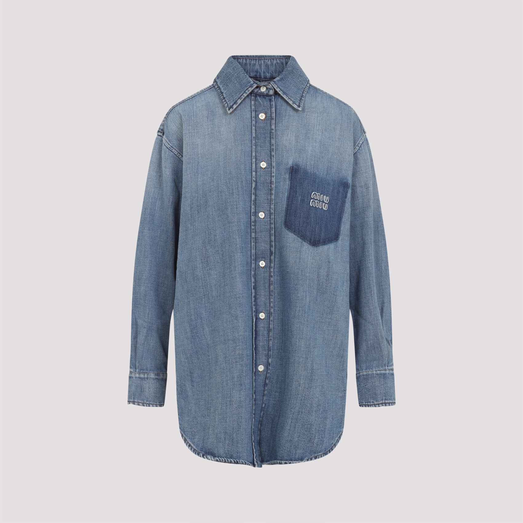 [Miu Miu] Shirts Long Sleeve FW25 GWC125SOOO.17GG