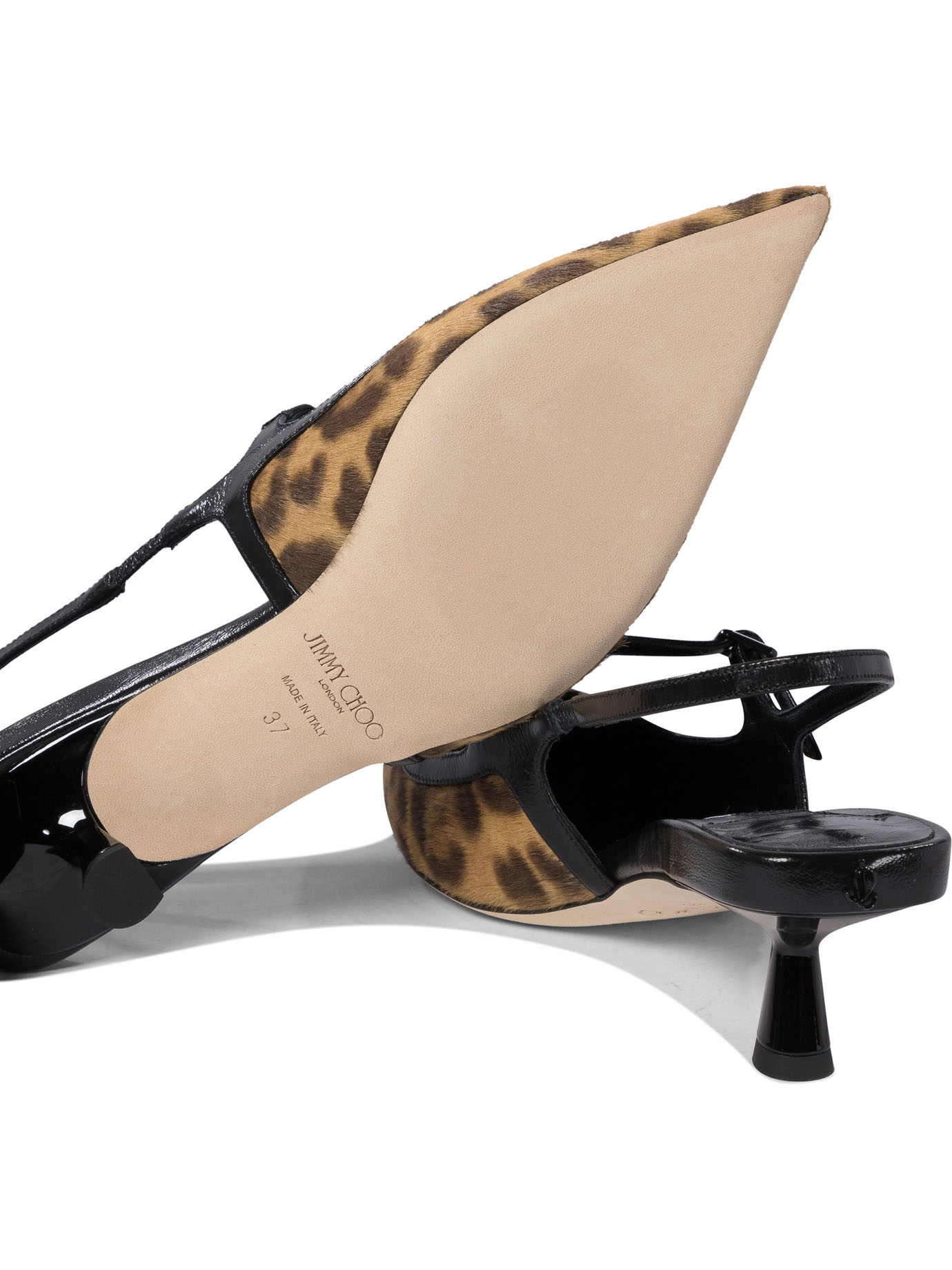 [Jimmy Choo] Slingback SS25 DIDI 45BXRNATURAL/BLACK