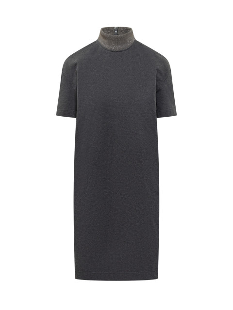 [Brunello Cucinelli] Short sleeve dress FW24 MH827AHR31 C055