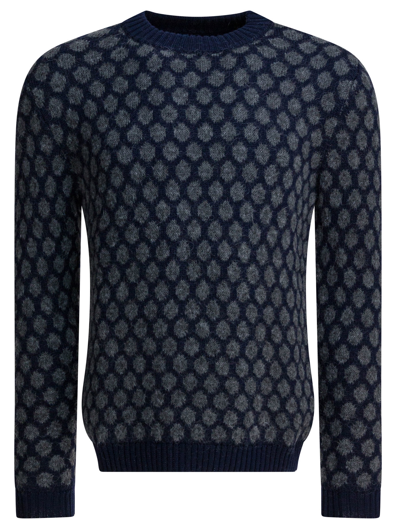 [Rakki] Knitwear FW25 PAUL WV-WMBLU NOTTE GRIGIO