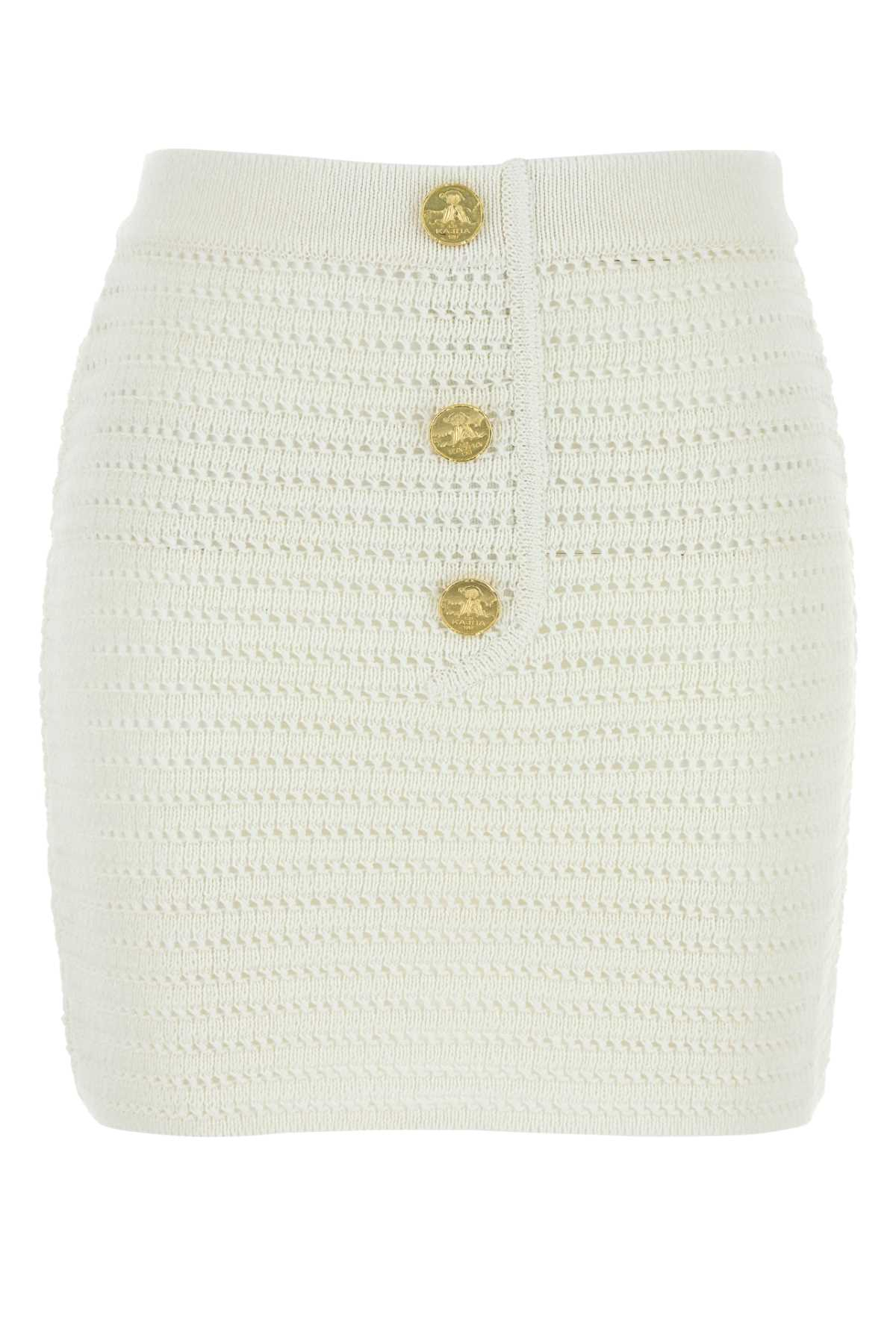 [LE KASHA] Mini skirt SS25 BASUNAH WHITE