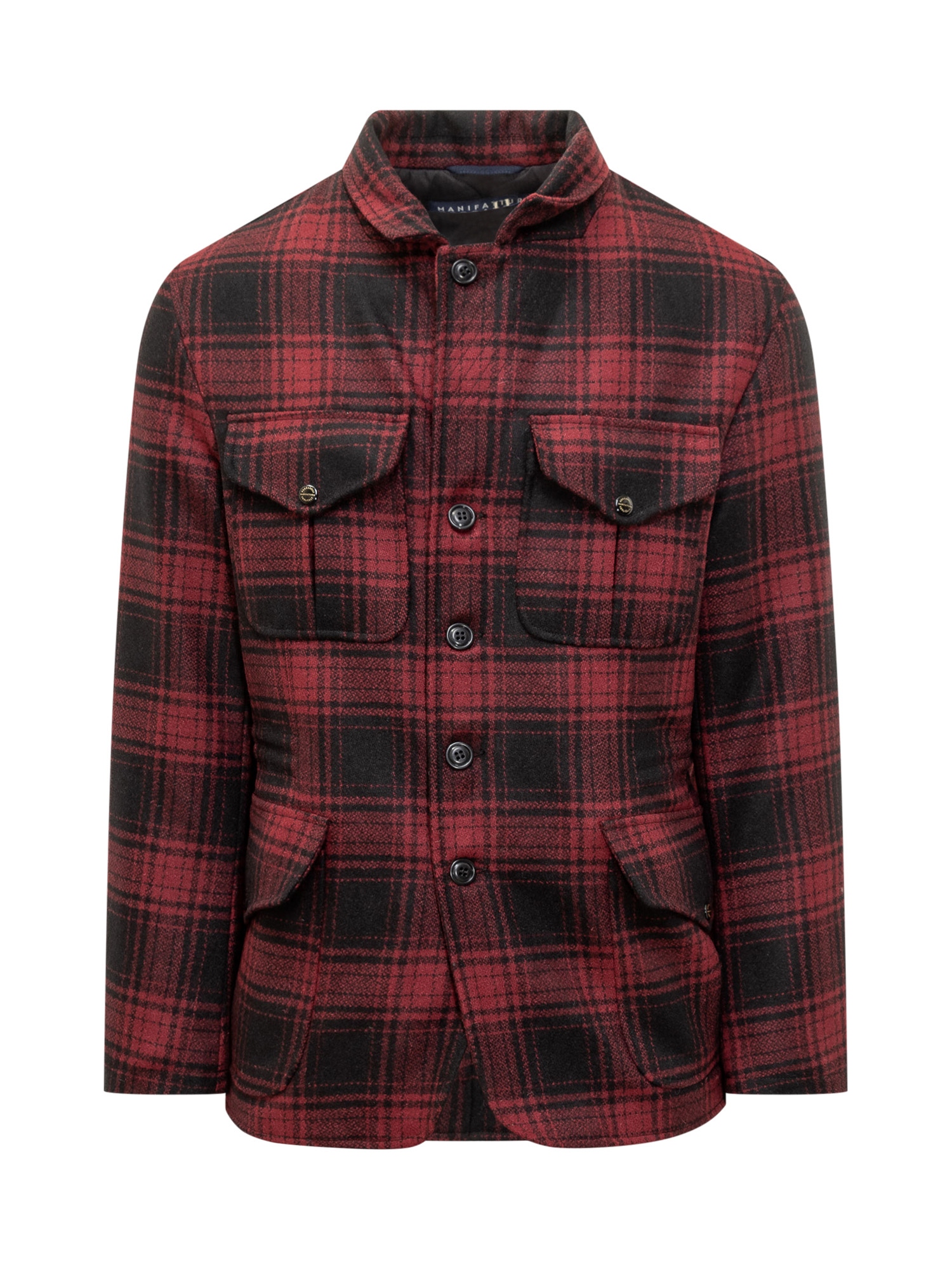 [Manifattura Ceccarelli] Casual Jacket FW25 7028WD RED BLACK