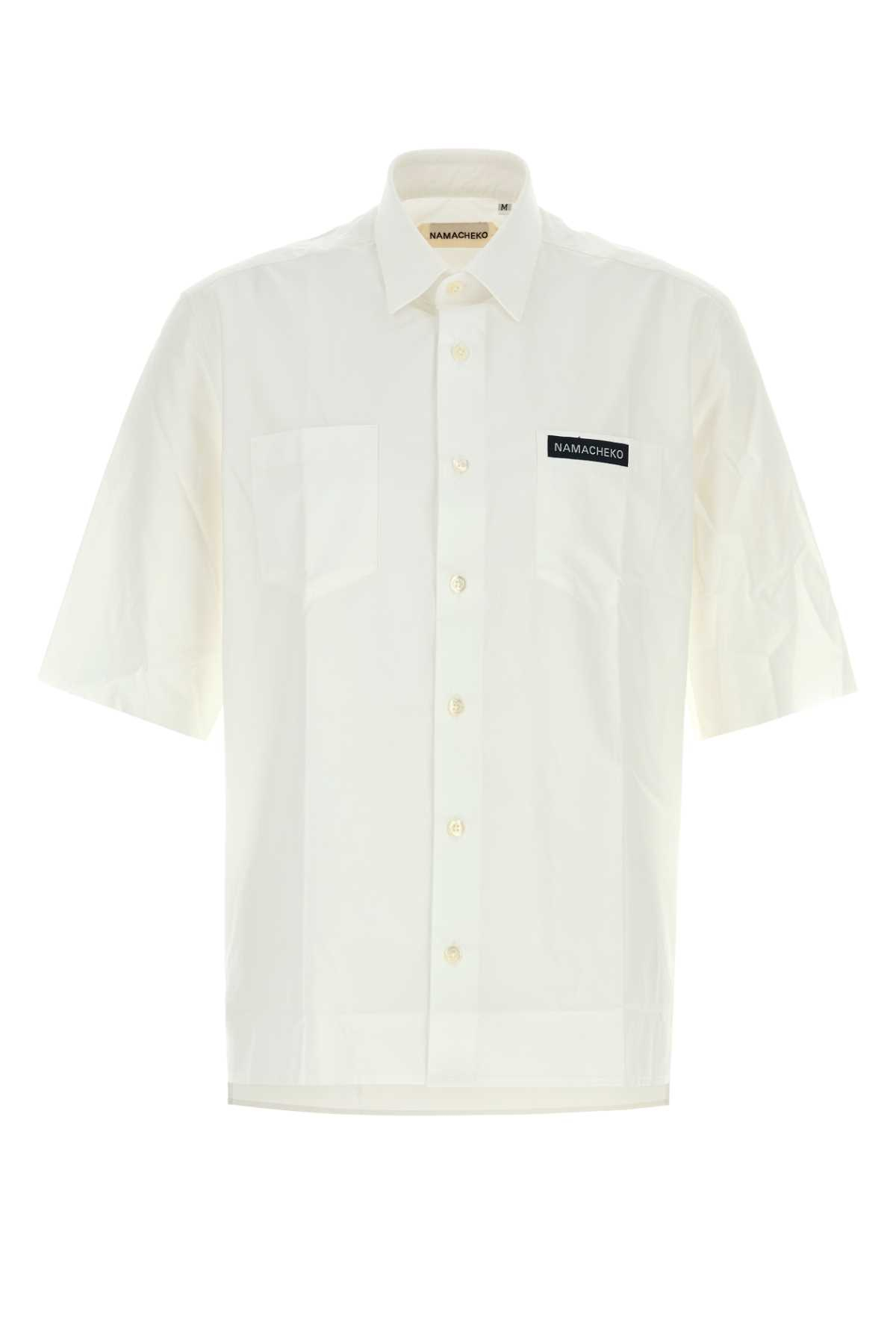 [Namacheko] Shirts Short Sleeve SS25 NS25402SN12011000 WHITE