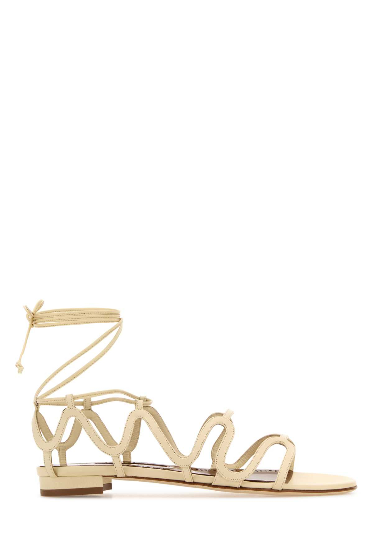 [Manolo Blahnik] Sandals SS25 FAWDAFLAT1252840 LCRM