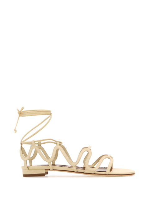 [Manolo Blahnik] Sandals SS25 FAWDAFLAT1252840 LCRM