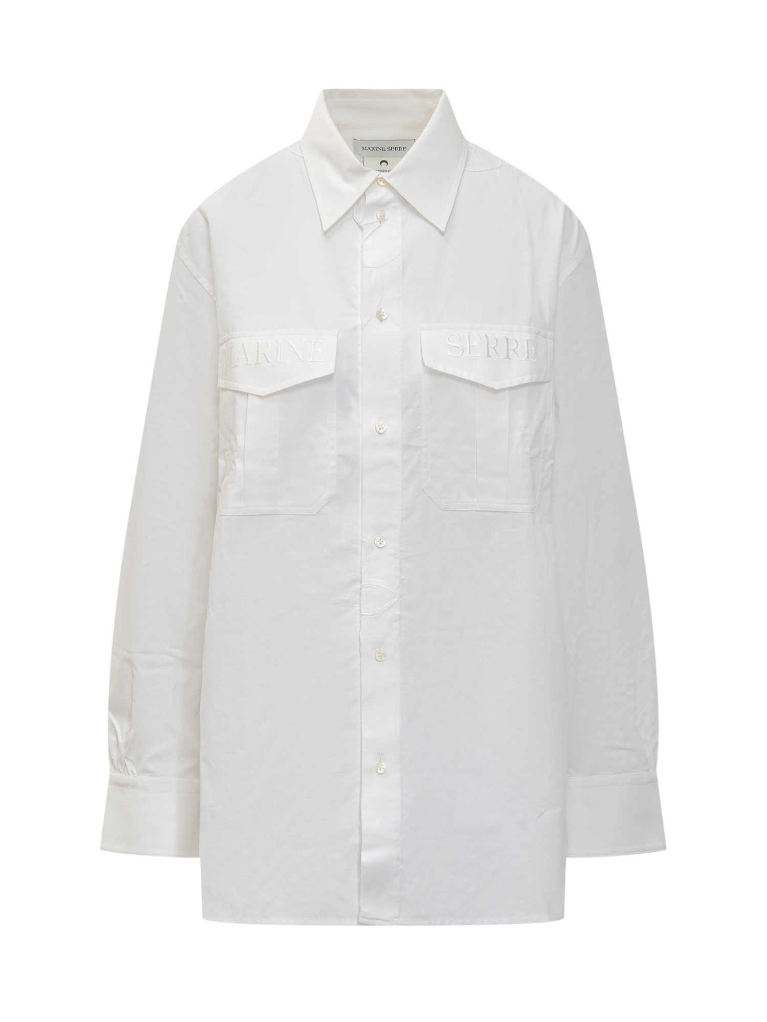 [MARINE SERRE] Shirts Long Sleeve SS25 USI022A WH20