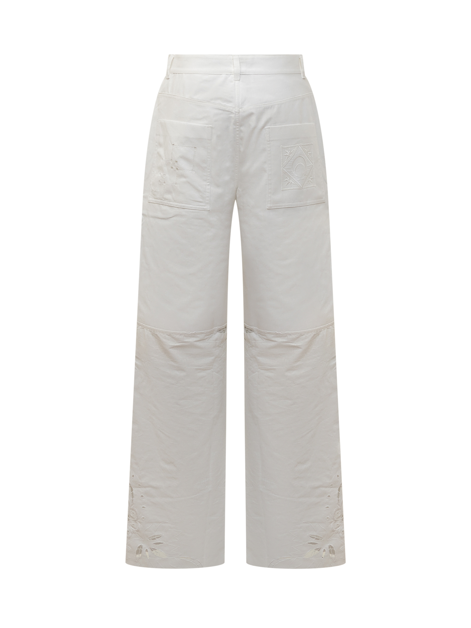 [MARINE SERRE] Trousers SS25 UPA056A WH10