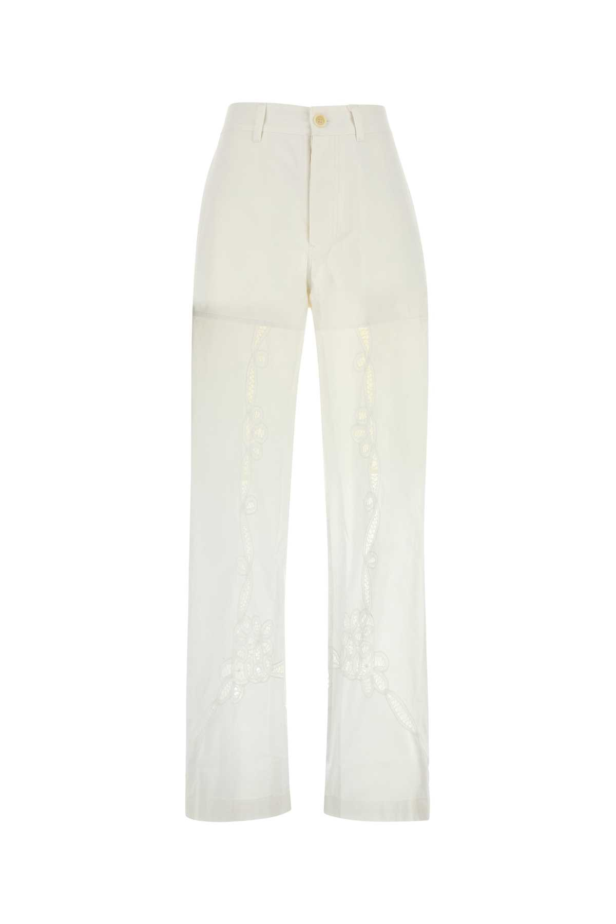 [MARINE SERRE] Trousers SS25 UPA056AUWOV0007 WH10