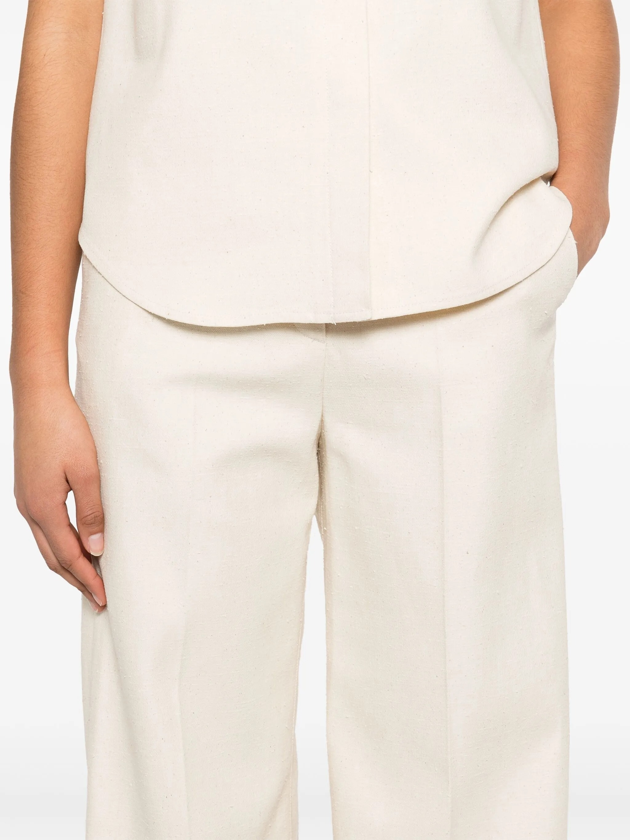 [LOULOU STUDIO] Trousers SS25 ZORA