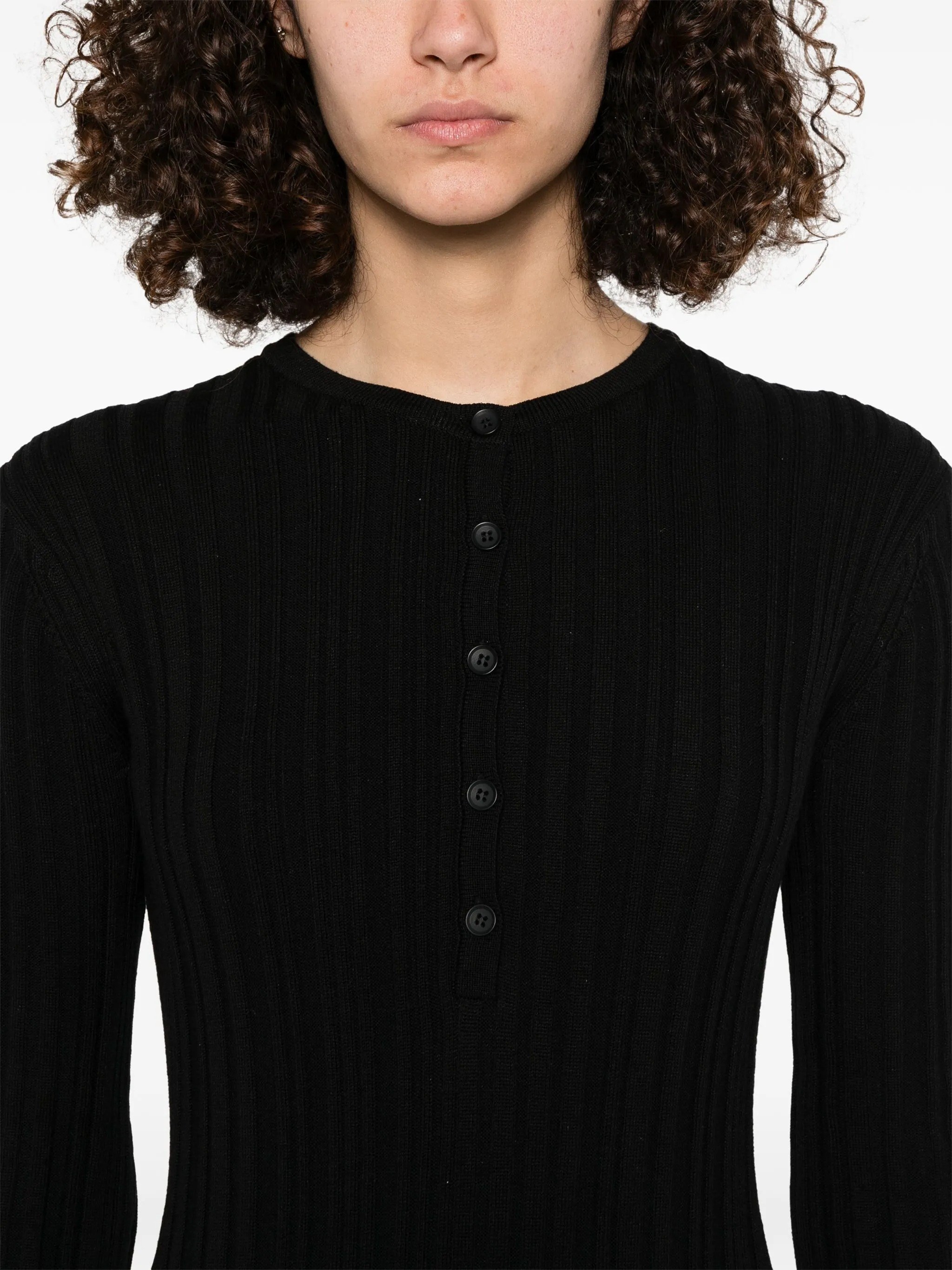 [LOULOU STUDIO] Long sleeve dress SS25 ELDARA