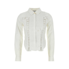 [MARINE SERRE] Shirts Long Sleeve FW24 WSI018AUWOV0007 WH10