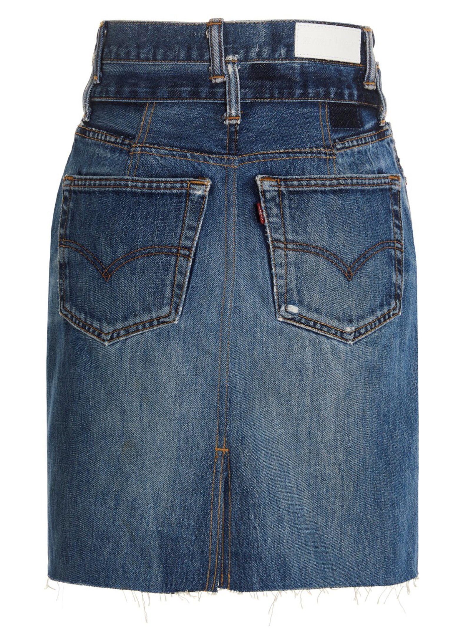 [Re/Done] Midi skirt SS23 00105WPENSKTINDIGO