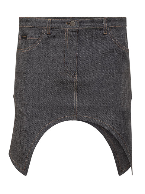 [Courreges] Mini skirt FW24 424DJU210DE0035 9011
