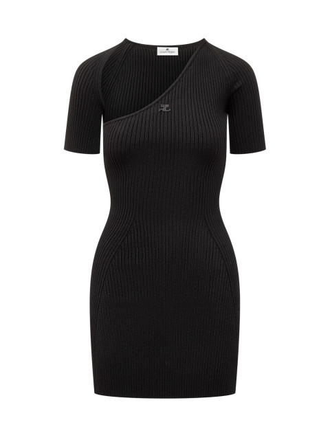 [Courreges] Short sleeve dress FW24 424MRO519FI0001 9999