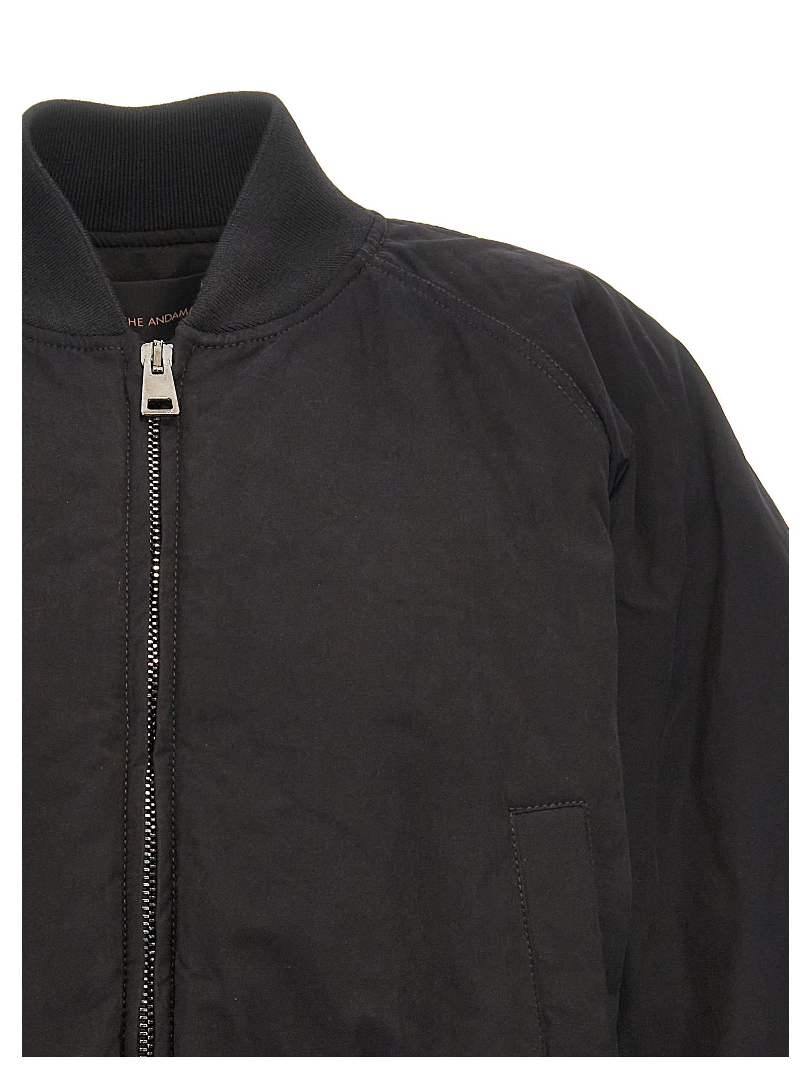[THE ANDAMANE] Bomber jacket FW24 T162015ATNC171BLACK
