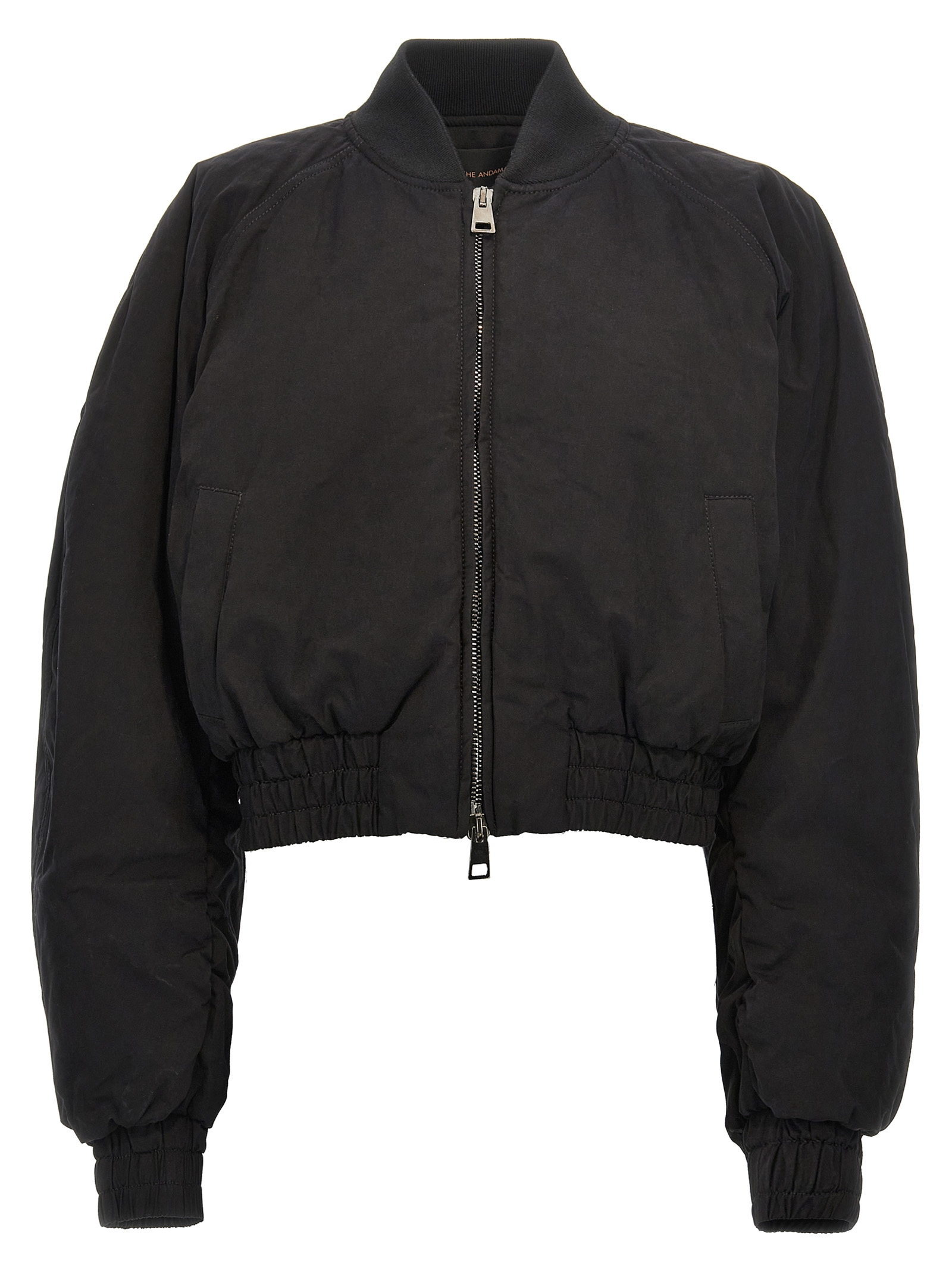 [THE ANDAMANE] Bomber jacket FW24 T162015ATNC171BLACK