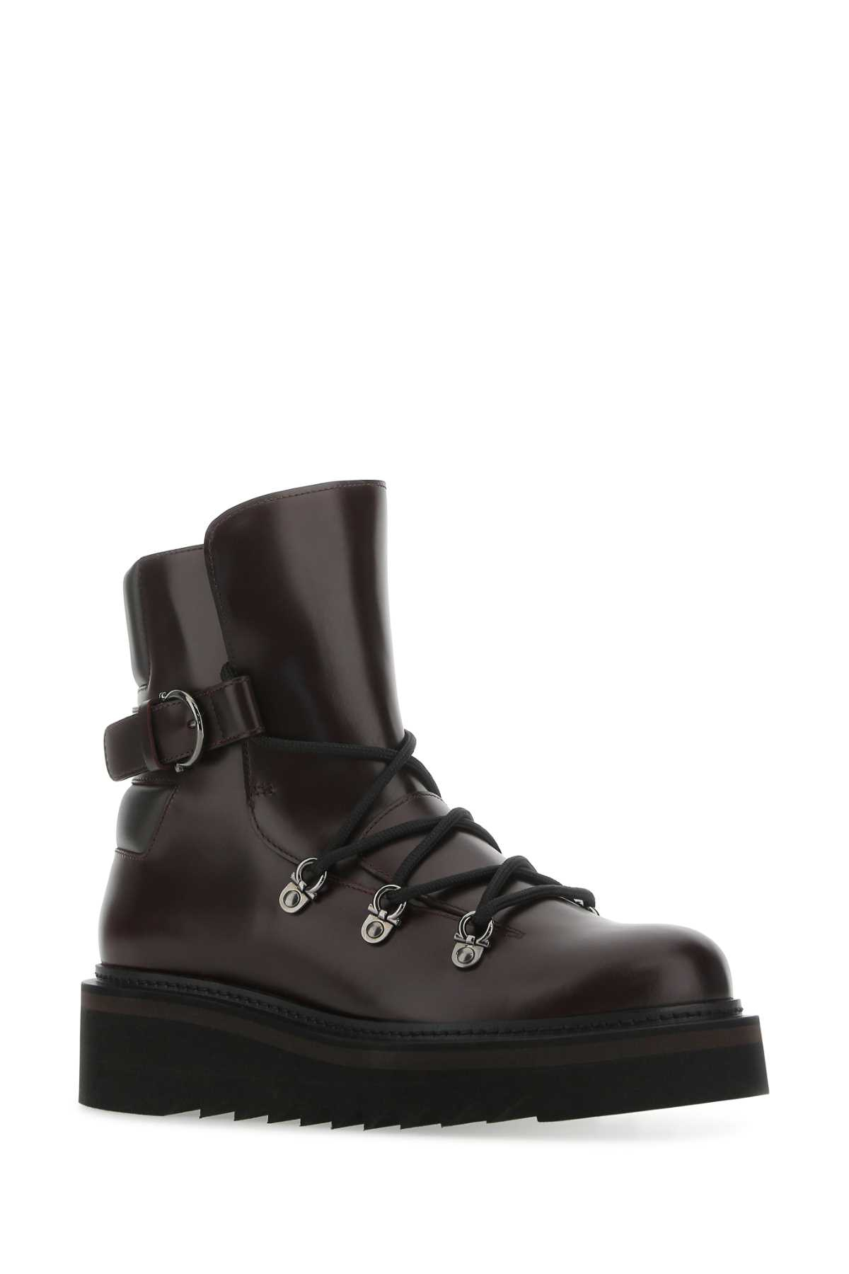 [Salvatore Ferragamo] Boots FW22 01D9517567741C GANACHEBROWN