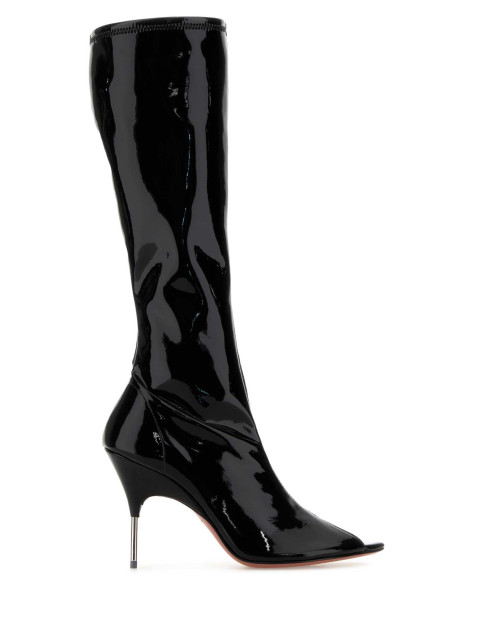[Amina Muaddi] Long Boots FW25 BRUNASTREHIGHBOOT BLA95PYRH