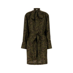 [Saint Laurent] Long sleeve dress SS25 830263Y6K90 1355