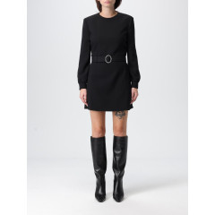 [Saint Laurent] Long sleeve dress FW25 819619Y012W 1000