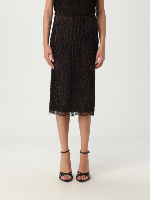 [Tom Ford] Midi skirt FW25 GC5817FAX1546X BLCH