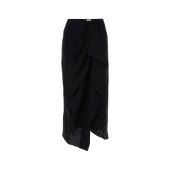 [Isabel Marant] Midi skirt FW25 JU0456FAC4J04I 01BK
