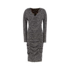[Dolce & Gabbana] Long sleeve dress FW25 F6TWETFSA70 HH5QS