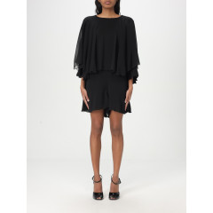[Saint Laurent] Long sleeve dress FW25 817868Y115W 1000
