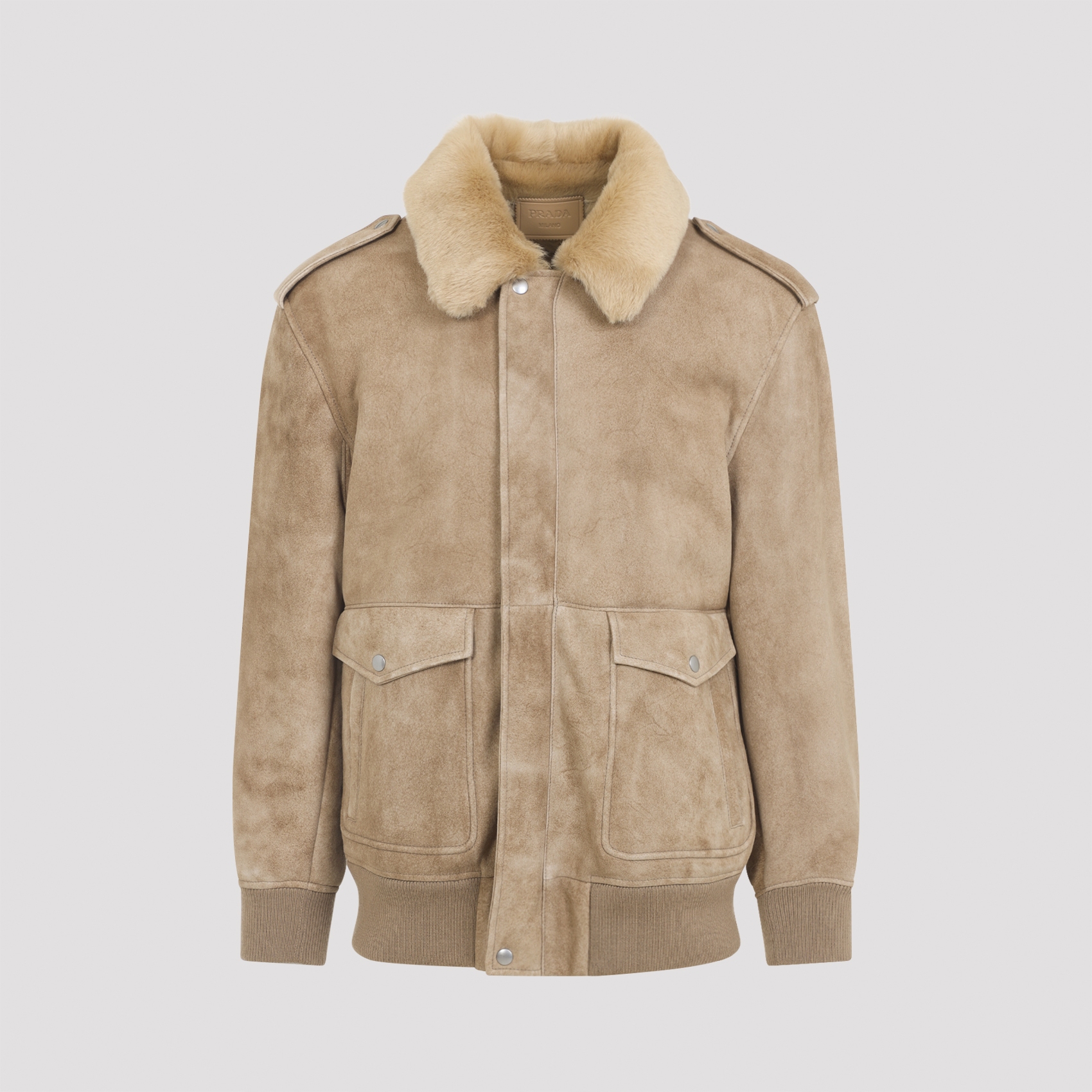 [Prada] Leather Jacket FW25 58A237SOOO.172L