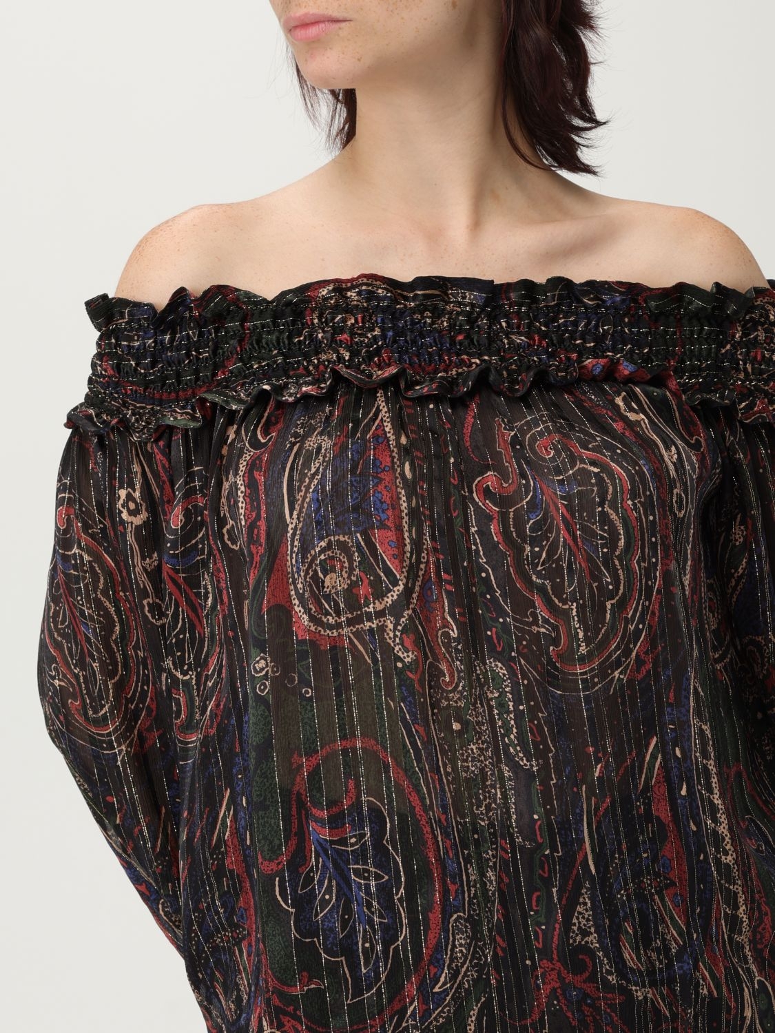 [Saint Laurent] Blouse FW25 822936Y4K43 1052
