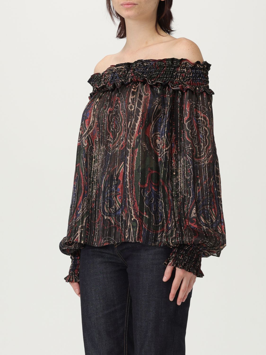 [Saint Laurent] Blouse FW25 822936Y4K43 1052