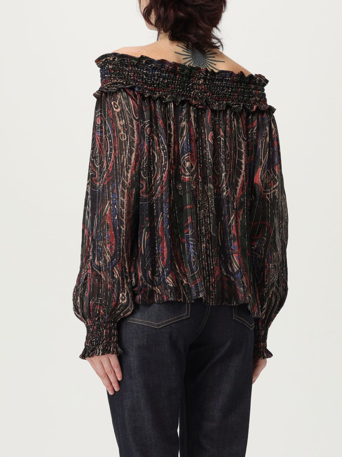 [Saint Laurent] Blouse FW25 822936Y4K43 1052