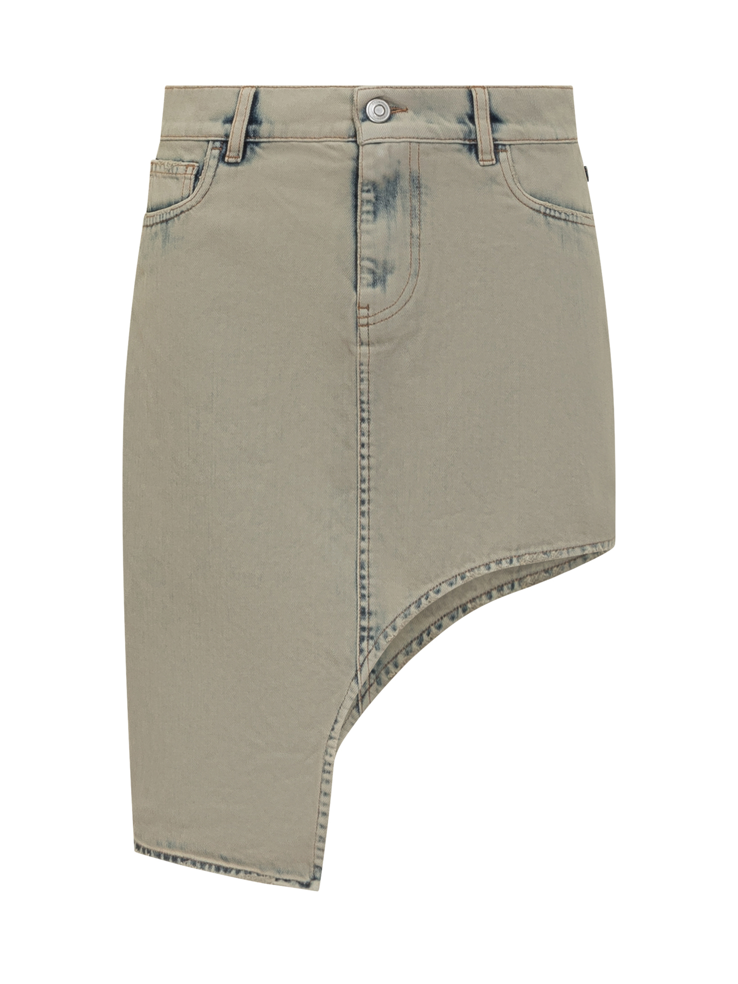 [Coperni] Mini skirt SS25 COPJ89F2035 GREY GREIGE