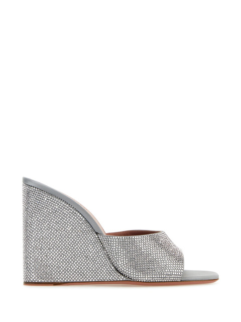 [Amina Muaddi] Pumps FW23 LUPITAWEDGSATIN GRESILCHRCRY