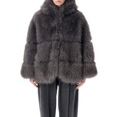 [SWORD] Fur Jacket FW25 SA259038GRISAILLE
