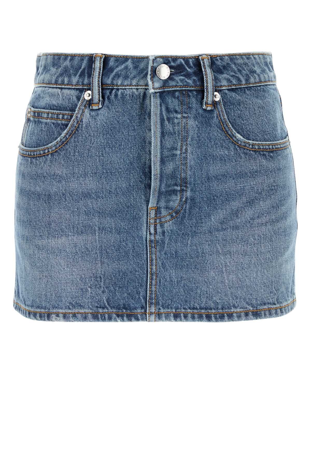 [ALEXANDER WANG] Mini skirt SS25 4DC4245476 473