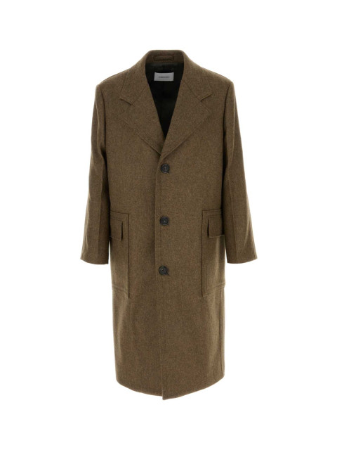 [Salvatore Ferragamo] Coat FW24 144328778553 OLIVE