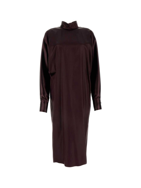 [Salvatore Ferragamo] Long sleeve dress FW24 13G199777578 OXBLOOD