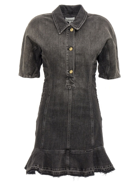[GANNI] Short sleeve dress FW24 J1539006